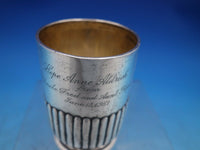 Victorian English Sterling Silver Baby Cup London 1889 Engraved 1951 (#6706)