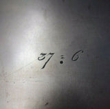 Orlando Jackson English Georgian Sterling Silver Platter Oval 33.6 ozt. (#6292)