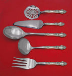Violet by Wallace Sterling Silver Thanksgiving Serving Set 5-Piece Custom Made