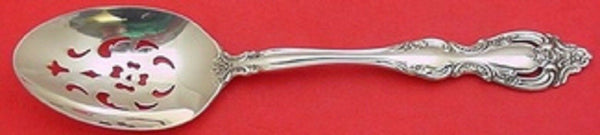 Du Maurier by Oneida Sterling Silver Pierced Serving Spoon Original 8 1/4"