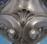 Portuguese .833 Silver Tea Set 5-Piece with Shell Motif (#4567)