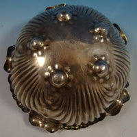 Whiting Sterling Silver Salad Bowl Repoussed Lettuce Leaf #2520 (#1404)