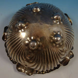 Whiting Sterling Silver Salad Bowl Repoussed Lettuce Leaf #2520 (#1404)