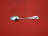 Antique Hammered by Shreve Sterling Teaspoon pierced handle mono "R" 5 7/8"