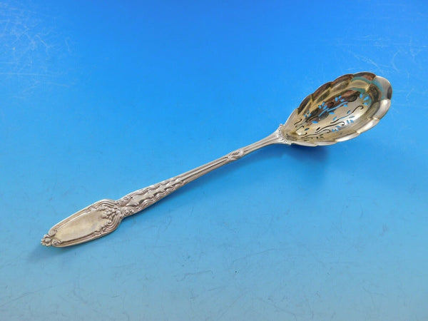 Broom Corn by Tiffany & Co. Sterling Silver Olive Spoon Goldwashed Orig 6 1/2