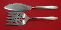 Dawn Star by Wallace Sterling Silver Fish Serving Set 2 Piece Custom Made HHWS