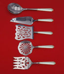 William and Mary by Lunt Sterling Silver Brunch Serving Set 5pc Custom Made