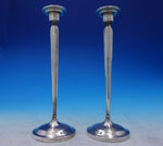 SSMC Sterling Silver Candlestick Pair 9 3/4" Tall x 3 3/8" #0667 (#3855)