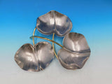 Lodhi Garden by Michael Aram  Stainless Steel & Brass Lily Pad Triple Dish - New