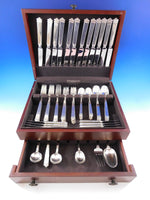 Hampton by Tiffany Sterling Silver Flatware Set for 12 Service 87 pcs Dinner