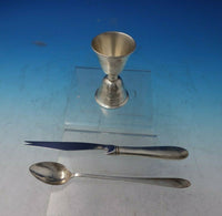 Pilgrim by Manchester Sterling Silver Bar Set 3pc Jigger Knife Spoon w/Box #5803