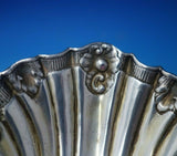 Sterling Silver Bowl Cast Seashell on Dolphin Design 3" Tall (#6282)