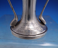 Frank Whiting Sterling Silver Golf Trophy Acid Etched with Clover #6480 (#7022)