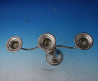 Gadroon by Empire Sterling Silver Candelabra Pair 3-Light 11" x 10 1/2" (#5795)