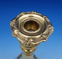 Francis I by Reed and Barton Sterling Silver Candlestick Pair Vermeil (#3156)