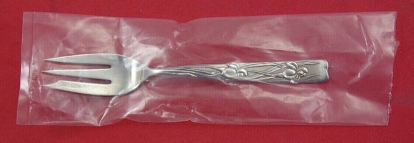 Vine By Tiffany and Co. Sterling Silver Pastry Fork 3-tine w/ iris 5"