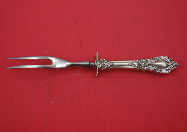 Eloquence by Lunt Sterling Silver Steak Carving Fork 9" Serving Vintage