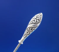 Sterling Silver Button Hook Hollow Handle with Steel Implement 3 1/8" (#6859)