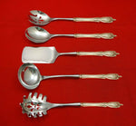 Monticello by Lunt Sterling Silver Hostess Set 5pc HHWS  Custom Made