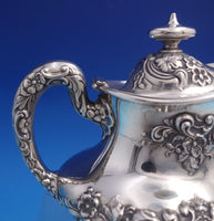 Buttercup by Gorham Sterling Silver Syrup Jug with Attached Lid #A4111 (#7017)