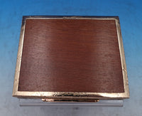 Johann Franz Jr. German .925 Silver Cigarette Box Wood Lined (#7396)