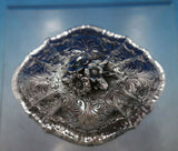 Romeo Miracoli Italian .800 Silver Jewelry Box Chased with 3-D Flowers (#6831)