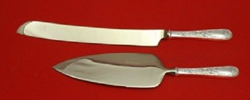 Old Maryland Engraved By Kirk Sterling Wedding Cake Serving Set HH 2pc Custom