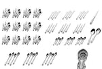Lion by Wallace Stainless Steel Flatware Set for 12 Service 111 Pieces New