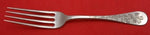 King William Engraved by Tiffany and Co Sterling Silver Breakfast Fork w/Flowers