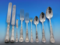 Wave Edge by Tiffany and Co. Sterling Silver Flatware Set Service Dinner 93 Pcs