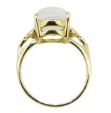 14k Gold 4.8ct Rainbow Genuine Natural Moonstone Diamond Ring Jewelry (#J4726)