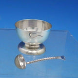 Empresa Plat Mexican Mexico Glass Salt Dip with Twist Handle Spoon (#6728)