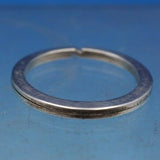 LL = Links of London Sterling Silver Key Chain / Ring 2002 1 1/8" (#6712)