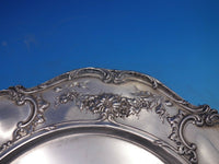 Gorham Sterling Silver Serving Plate Floral Design 3/8" x 10 3/4" #A6620 (#6760)