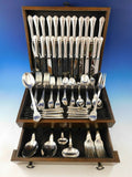 Port Royal by Christofle France Silverplate Flatware Set Service 114 pcs Dinner