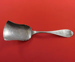 Smith and Chamberlain Coin Silver Cracker Scoop w/Handle Bowl Bright-Cut 8 1/2"