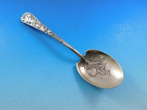 Eglantine by Gorham Sterling Silver Preserve Spoon GW Berries in Bowl 6 3/4"