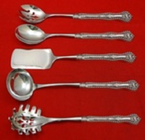 Charles II by Dominick & Haff Sterling Silver Hostess Serving Set 5pc Custom