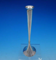 International Sterling Silver Bud Vase Modernistic Design #150-66 8 3/8" (#3741)