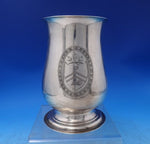 Hester Bateman English Georgian Sterling Silver Mug w/ Crest Applied Heart #7162