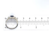 14k White Gold 1.53ct Genuine Natural Sapphire Men's Ring Jewelry (#J5833)
