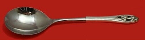 Silver Iris By International Sterling Silver Casserole Spoon HHWS 11 1/2" Custom