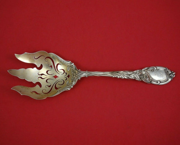 La Parisienne by Reed and Barton Sterling Silver Salad Serving Fork GW Pierced