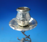 Cherub by Unknown Austrian Sterling Silver Candlestick Pair 6 1/2" c1910 (#5825)