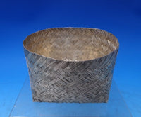 Tane Mexican Sterling Silver Basket Individually Woven Pieces 2.7 ozt. (#7179)