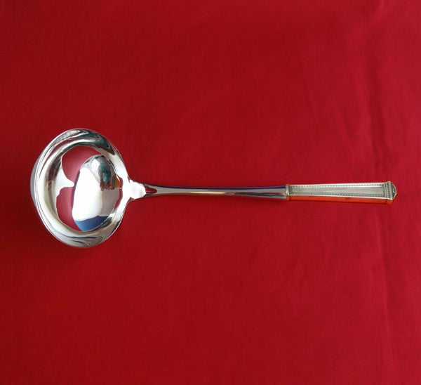 Pantheon by International Sterling Silver Soup Ladle HHWS  Custom Made 10 1/2"
