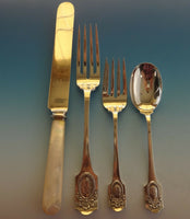 Louis XVI by Shreve Sterling Silver Flatware Set Service Fitted Boxes 197 Pcs