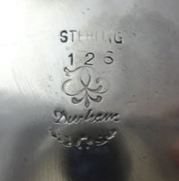 Blossom by Durham Sterling Kettle On Stand w/3-D Blossom Finial 12 1/2" (#0092)