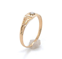 10k Yellow Gold Baby or Child's Ring with Seed Pearl Size 2.25 Jewelry (#J6468)