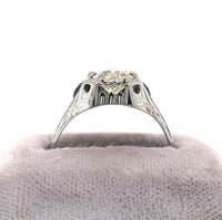 18k White Gold Men's 1.80 Carat Diamond Ring Jewelry with GIA Report (#J5768)